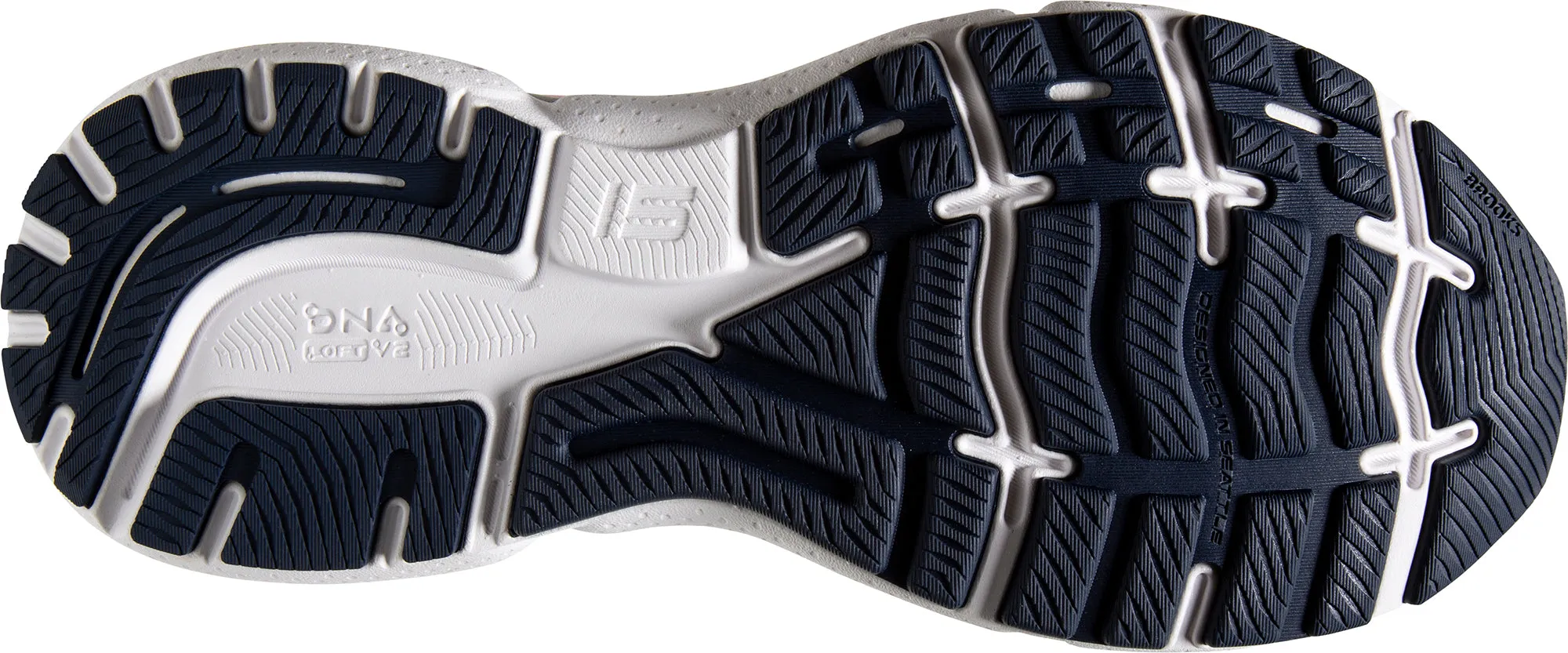 Brooks Ghost 15 Womens Running Shoes - Navy