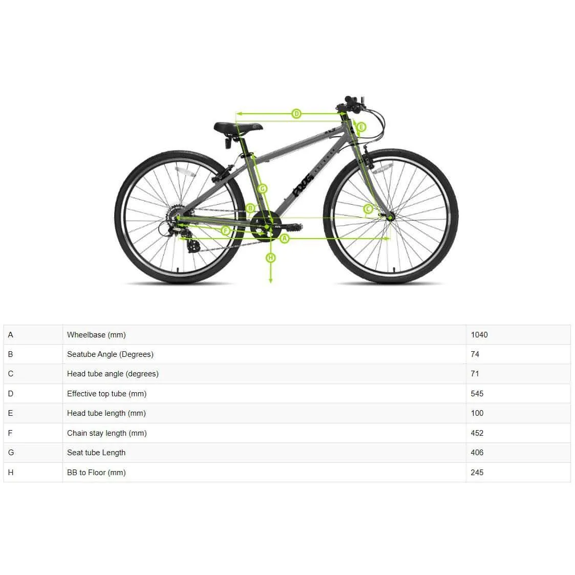 Frog 67 26 Inch Junior Bike 2025 - Dark Grey