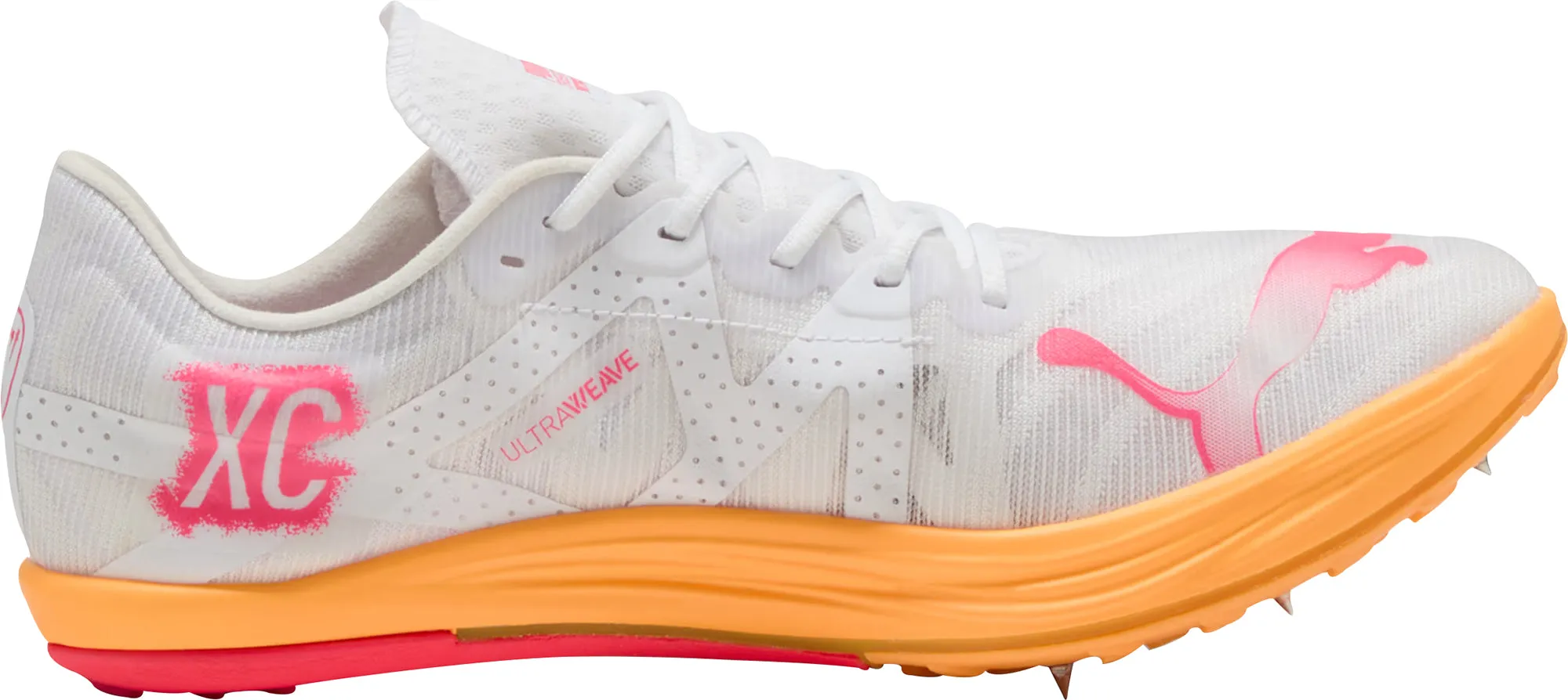 Puma Crossfox Nitro Elite Cross Country Running Spikes - White