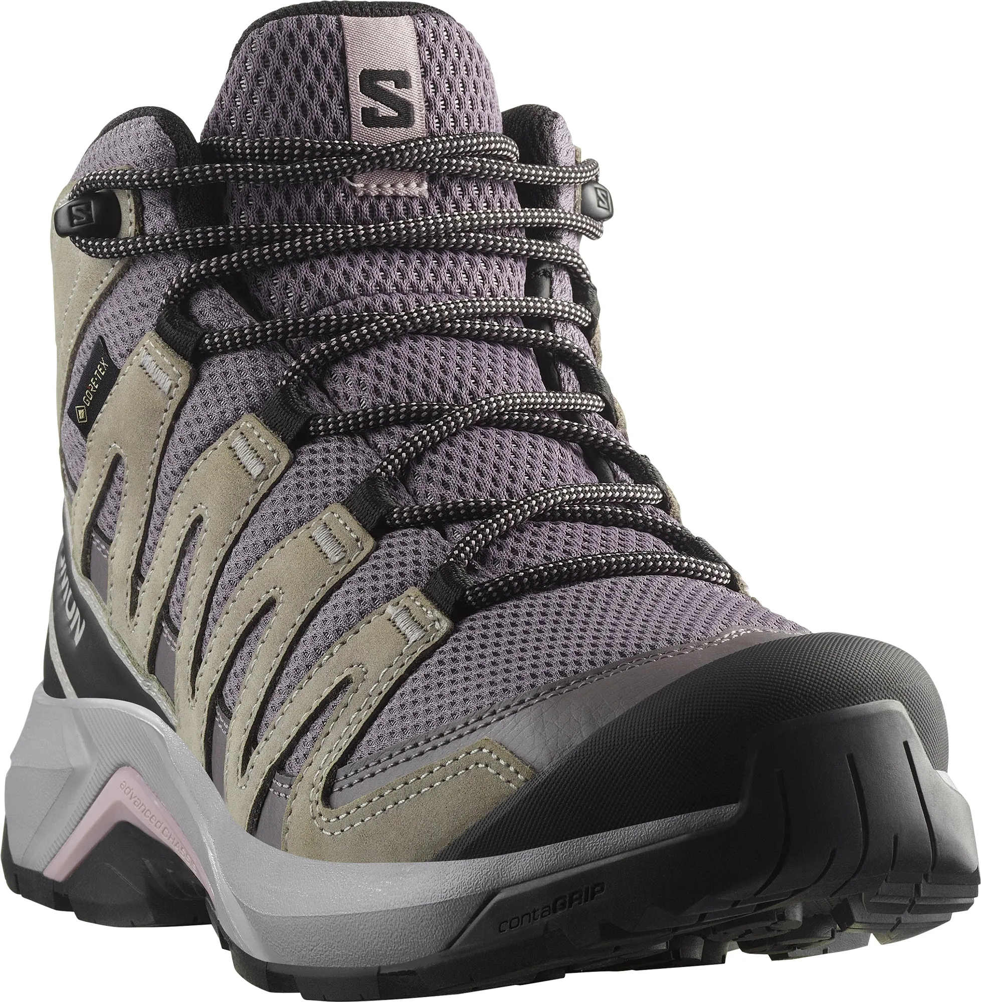 Salomon X-Adventure Recon Mid GORE-TEX Womens Walking Shoes - Grey